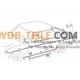 Dichting dorpel afdichting bestuurdersdeur passagiersdeur geschikt voor Mercedes W123 C123 CE CD Coupé Coupe
