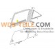 Mercedes W201 190E 190D modellerine uygun, ön ve arka dış cam kanalı için sızdırmazlık şeritleri ve contalar seti.