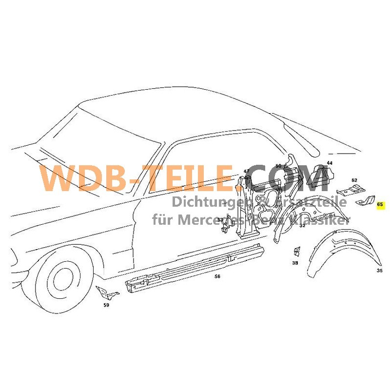 Heckkofferraum Schlossabdeckung für Mercedes Benz E-Klasse W123 1975-86 -  Heckkofferraum Schlossabdeckung für Mercedes Benz E-Klasse W123 1975-86, Hergestellt in Taiwan Fensterheber & Hersteller von klassischen Autoteilen