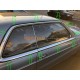 Set of covers rubber profile rubber rain strips from front wall pillar to rear pillar chrome trim A-C pillar W123 CE CD Coupe