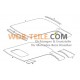 Originele afdichtband afdichting W123 W108 W109 W116 W115 W114 A0039895485