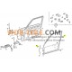 Kapı Contası için Orijinal Tapalar Klipsleri A0009871015 w107, w108, w126, W123, C123, S123, Coupe, CE, CD, Sedan, TE, T-M