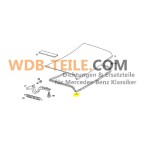 Kofferbakafdichting Dichtingsraam geschikt voor Mercedes-Benz W123 C123 CE CD Coupé Limousine A1237580098