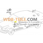 Mangueira protetora de mangueira original Mercedes Benz W126 SE SEL W201 190E 190D W460 1268210297