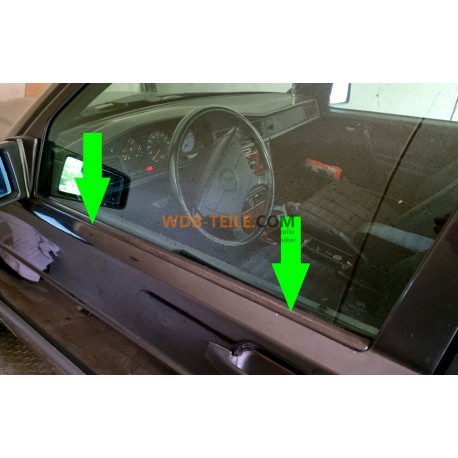 Mercedes tätningsskena tätning fönsteraxel utanför W201 190E 190D A2017250565
