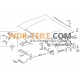 Deflector original pentru capotă W123 S123 C123 W201190E 190D A1238870345