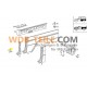 Alkuperäinen tiivistemassan tiivistysnaru W107 W108 W123 W126 SEC CE Coupé A0019875646