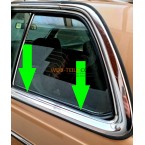 ซีลรางซีลหน้าต่างเพลากระจกหลังด้านนอก W123 C123 CE CD Coupé A1236700938
