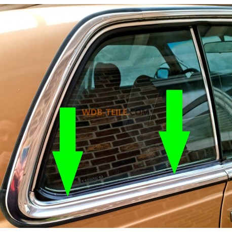 Segel penyegelan rel jendela poros jendela belakang di luar W123 C123 CE CD Coupé A1236701038