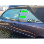 Segel Mercedes bingkai segel jendela belakang sisi pengemudi kiri W124 C124 CE Coupé A124 Cabrio A1246700939