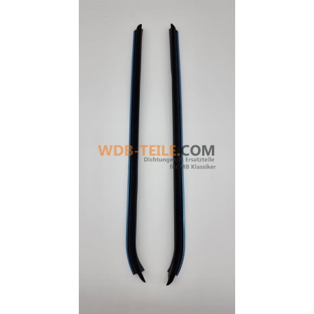 Juego de rieles de estanqueidad para lunas traseras interiores izquierda y derecha W123 C123 CE CD Coupé A1236730965 A1236731065