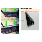 Set (4 pieces) sealing rails seal front inside suitable for Mercedes W201 190E 190D A2017250365 A2017350565