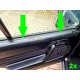 Set (4 stuks) afdichtingsstrips afdichting voor binnen geschikt voor Mercedes W201 190E 190D A2017250365 A2017350565