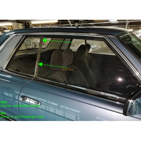 Vedação da janela traseira Mercedes Benz W107 C107 SLC Coupé Seal Rubber A1076730224 A1076730124