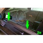 Conjunto de calhas de vedação para o eixo da janela na frente, adequado para Mercedes W201 190E 190D A2017250565