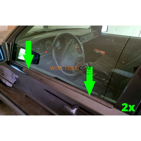 Set afdichtingsrails voor de raamschacht voor, passend voor Mercedes W201 190E 190D A2017250565